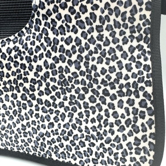 Dog Cat Carrier Animal Print Soft Sided Pets Portable Folding Polyester Bag - Picture 2 of 11